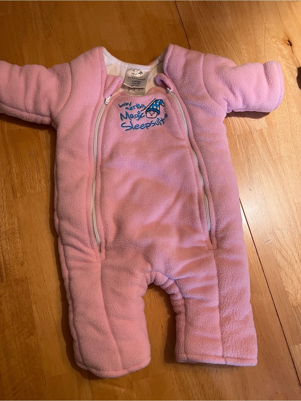 Magic Sleepsuit Infant Fleece Sleep Sack - Light Pink